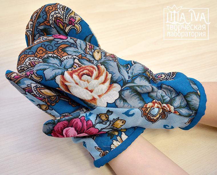 Сшить рукавицы в русском стиле